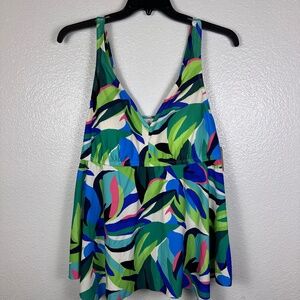 Shade & Shore Swimsuit Top. Sz 2X.